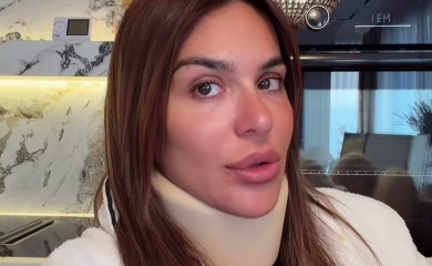 Kad te vrat izda, ali stil ne: Marina Visković sa medicinskom kragnom u šopingu