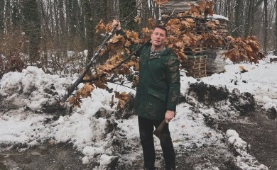 Razvod iza njega, emocije ispred svega: Jovan Pantić sa kćerkom po badnjak