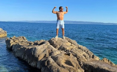 KRENUO U PRVI RAZRED Darko Lazić ispratio sina u školu