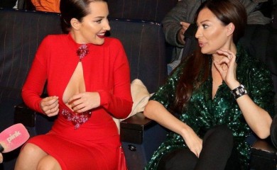 Prekinut nastup Cece, Prijovićke i Darka Lazića: Gosti tokom evakuacije zaigrali kolo (VIDEO)