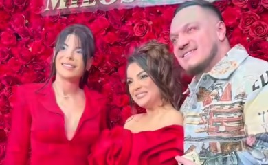 Nova romansa na pomolu? Gastoz i Tina Amore zajedno stigli na promociju albuma Nadice Ademov