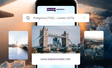 TRIPSIDER VAS VODI: Podgorica – London, povratna karta za samo 27 evra