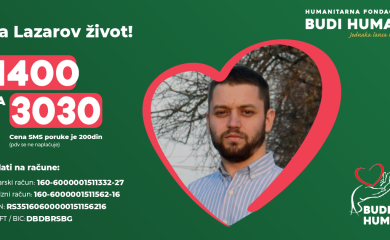 VELIKI HUMANITARNI KONCERT ZA LAZAROV ŽIVOT