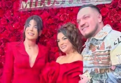Nova romansa na pomolu? Gastoz i Tina Amore zajedno stigli na promociju albuma Nadice Ademov